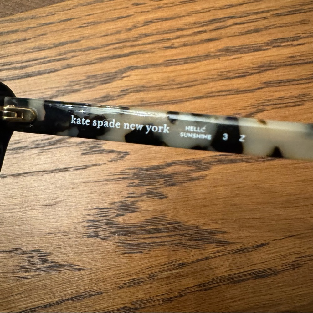 Kate Spade Black Cat-Eye Sunglasses Lucca polarized - Picture 13 of 16
